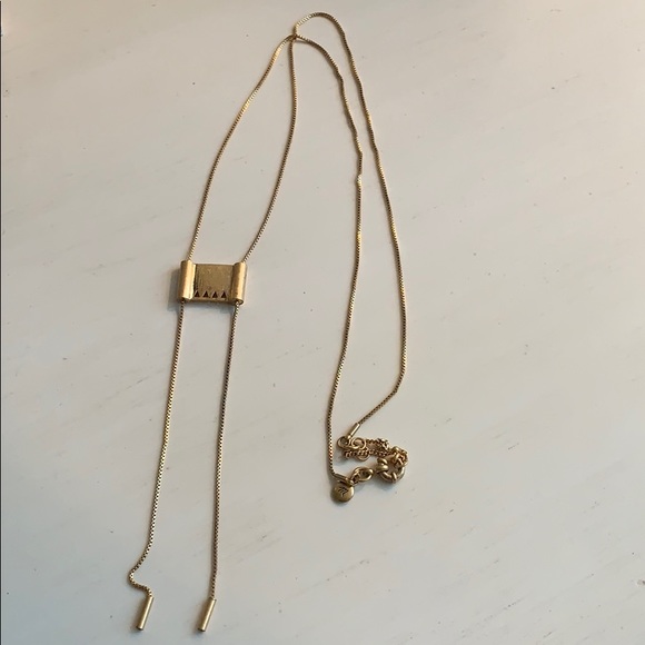 Madewell Jewelry - Gold bolo necklace - Madewell